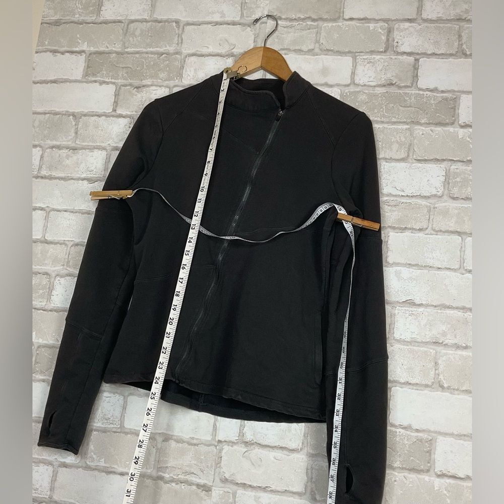 Fabletics Asymmetrical Davis Charcoal Jacket - Picture 12 of 16
